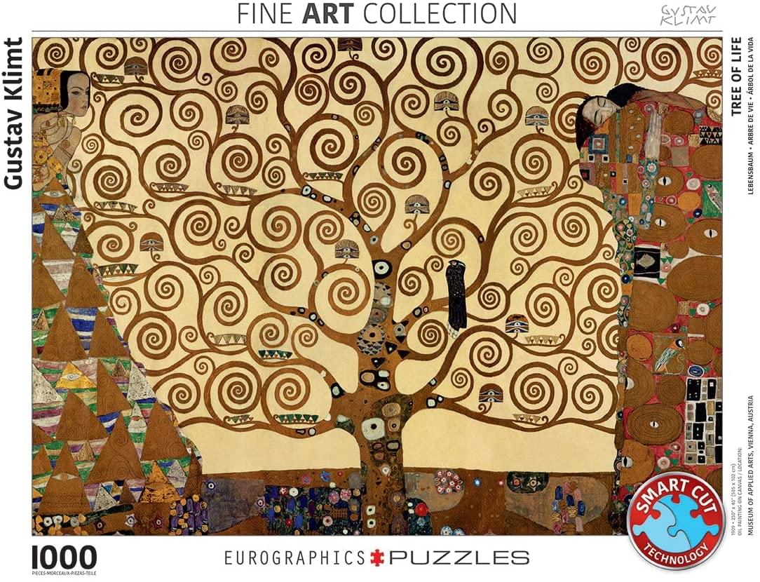 Tree of Life by Gustav Klimt 1000 Piece Jigsaw Puzzle