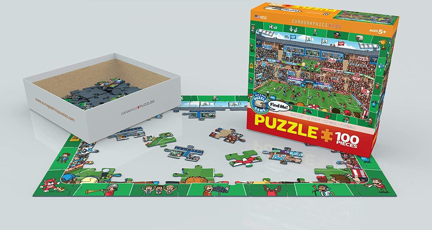 Soccer 100 Piece Spot & Find Jigsaw Puzzle