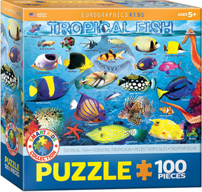Tropical Fish 100 Piece Jigsaw Puzzle