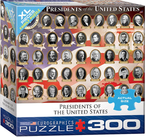 Presidents of the United States 300 Piece XL Jigsaw Puzzle