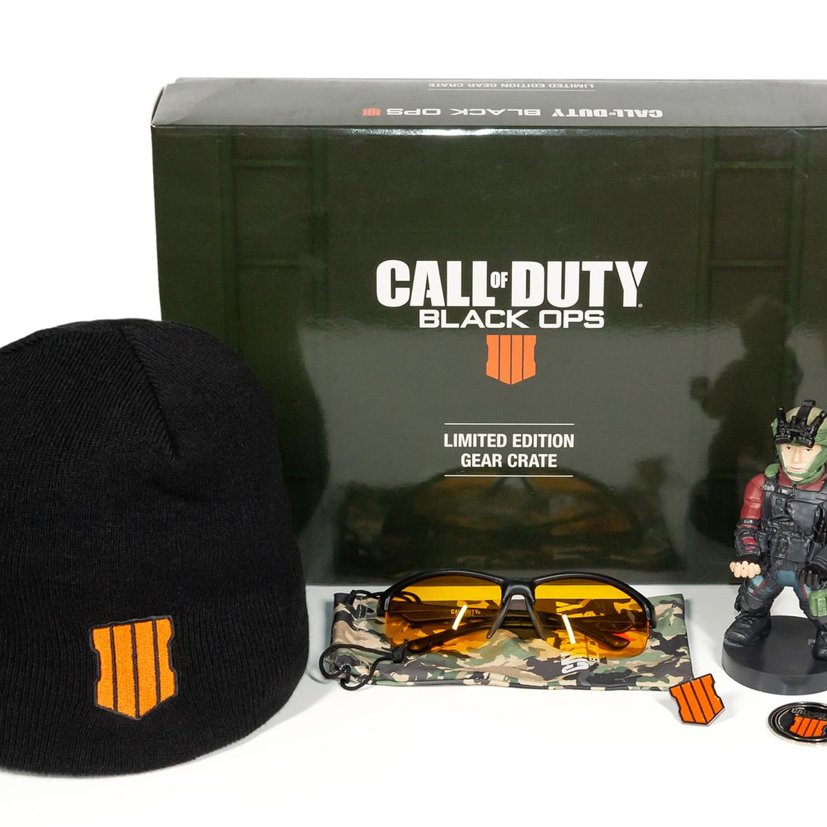 black ops gear Call of Duty Black Ops IV Big Box Collectible's Bundle