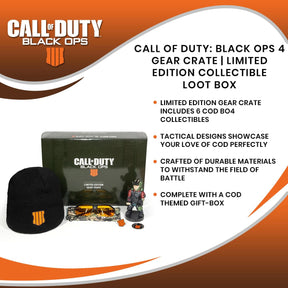 Call Of Duty: Black Ops 4 Gear Crate | Limited Edition Collectible Loot Box