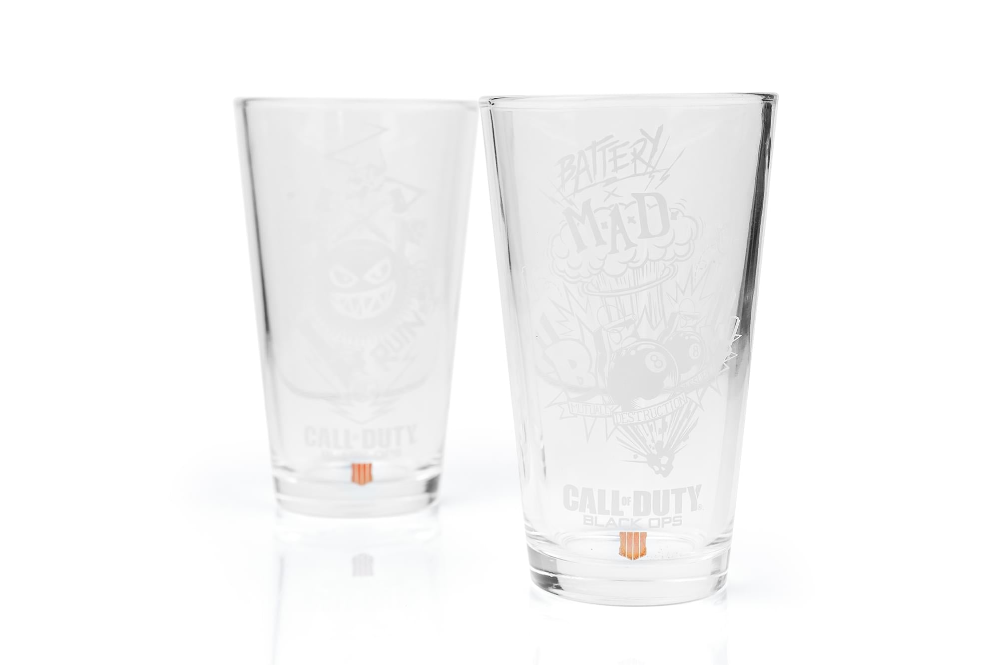 Premium Call of Duty Black Ops 4 Specialists 17oz Drinking Glasses | Set of 2