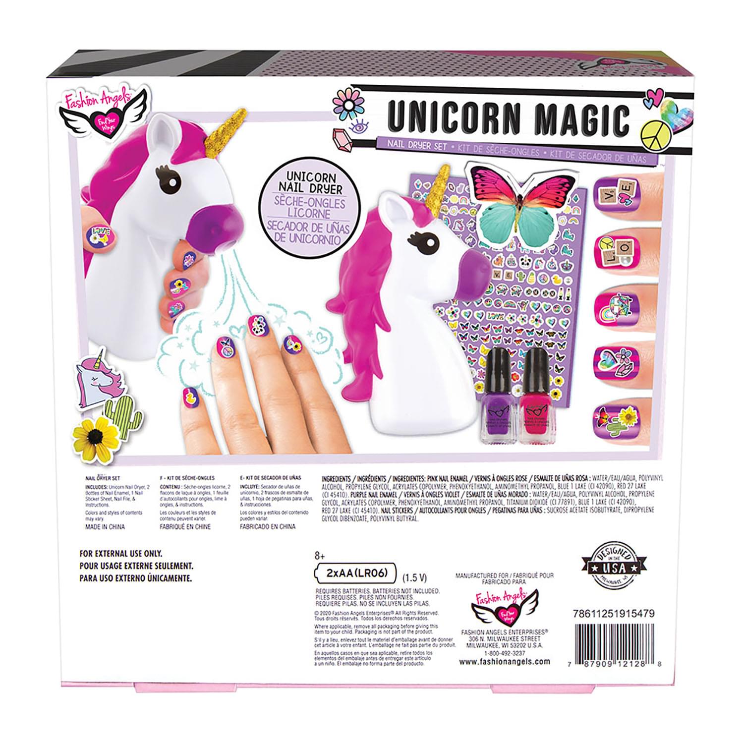 Fashion Angels Unicorn Magic Nail Dryer Set