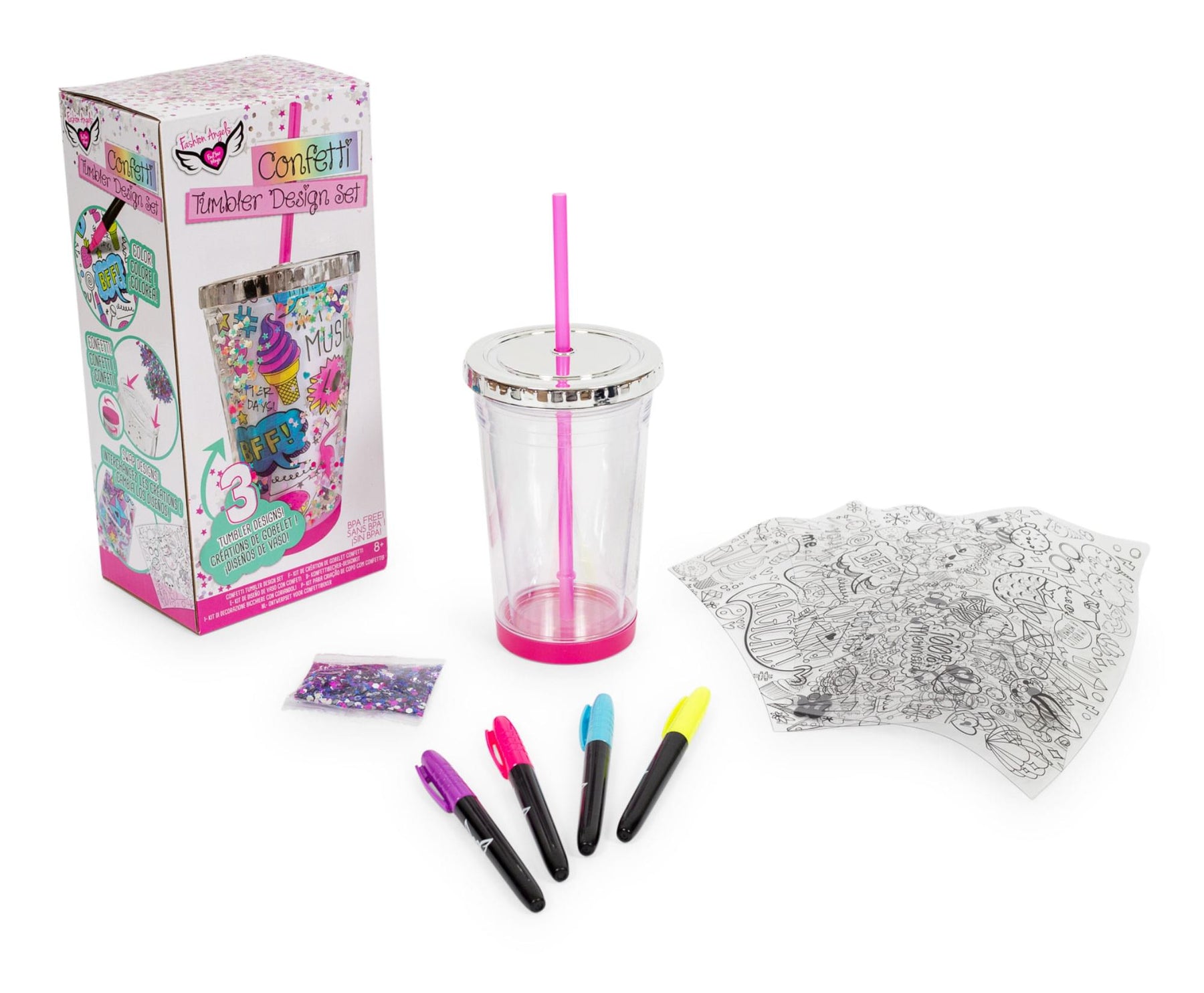 Crayola Creations - Confetti Tumbler Kit