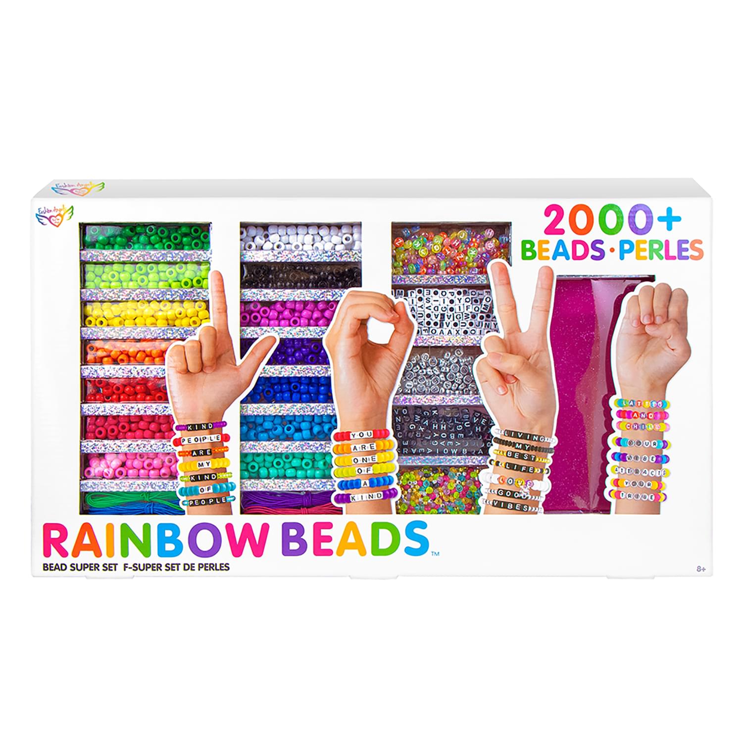 Fashion Angels Galaxy Bead Super Set, 2,000+ Bead Bracelet Making