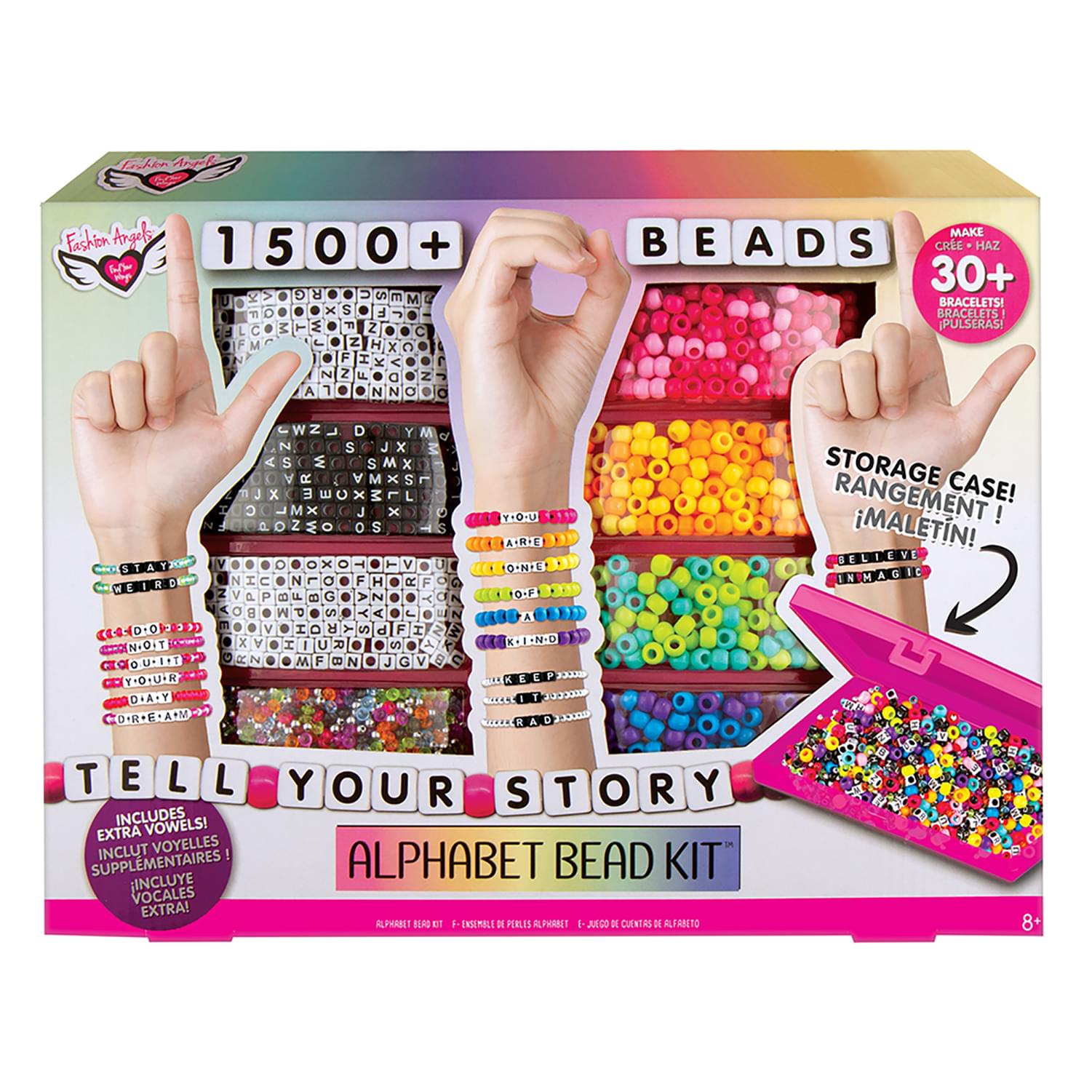 Fashion Angels Tell Your Story 1500+ Alphabet Bead Set