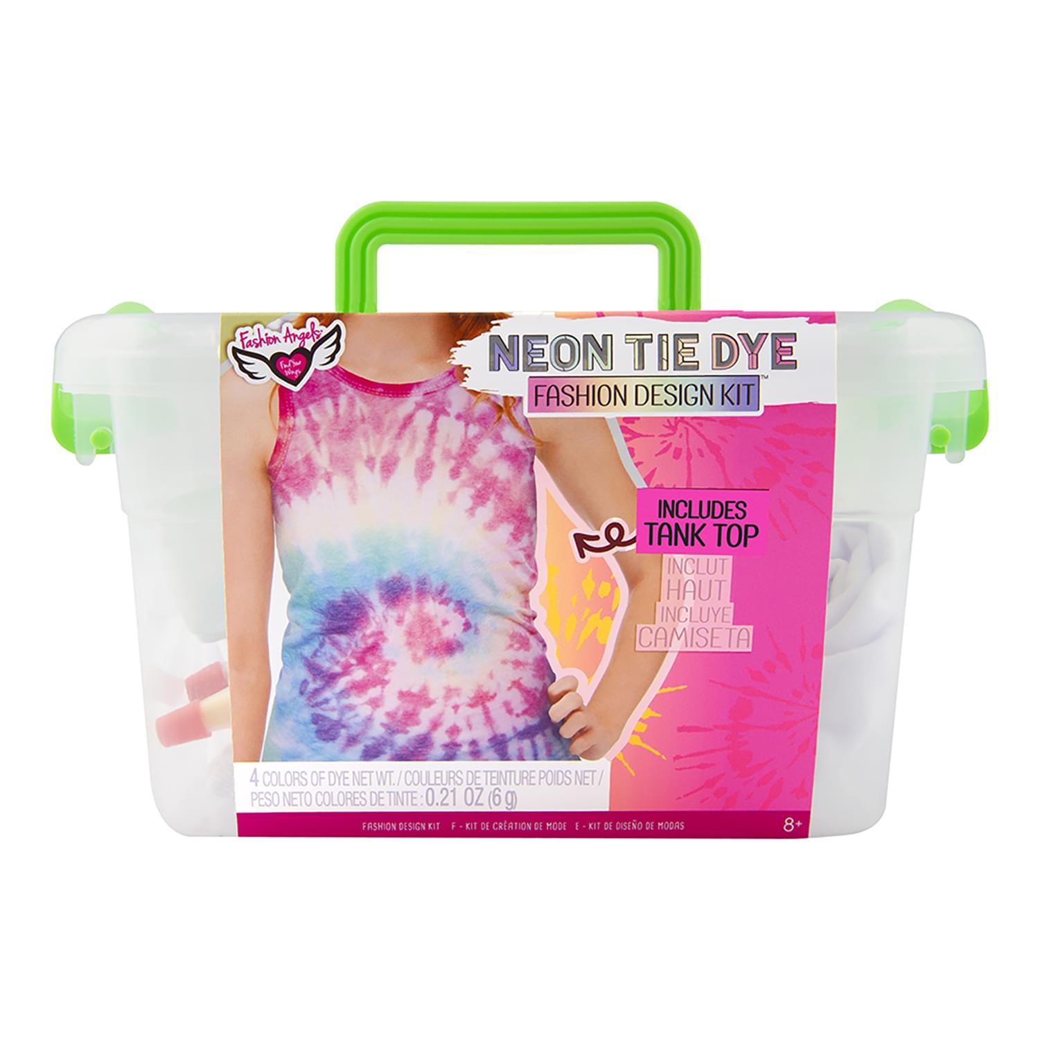 Fashion Angels Neon Tie Dye Tank Top Fashion Design Kit