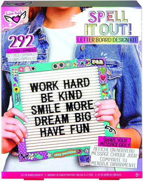 Spell It Out! Letterboard Design Kit