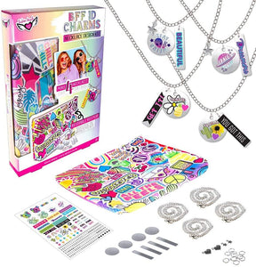 Fashion Angels BFF ID Charm Necklace Design Kit With Keeper Pouch