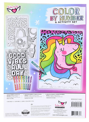 Fashion Angels Color By Number & Activity Set
