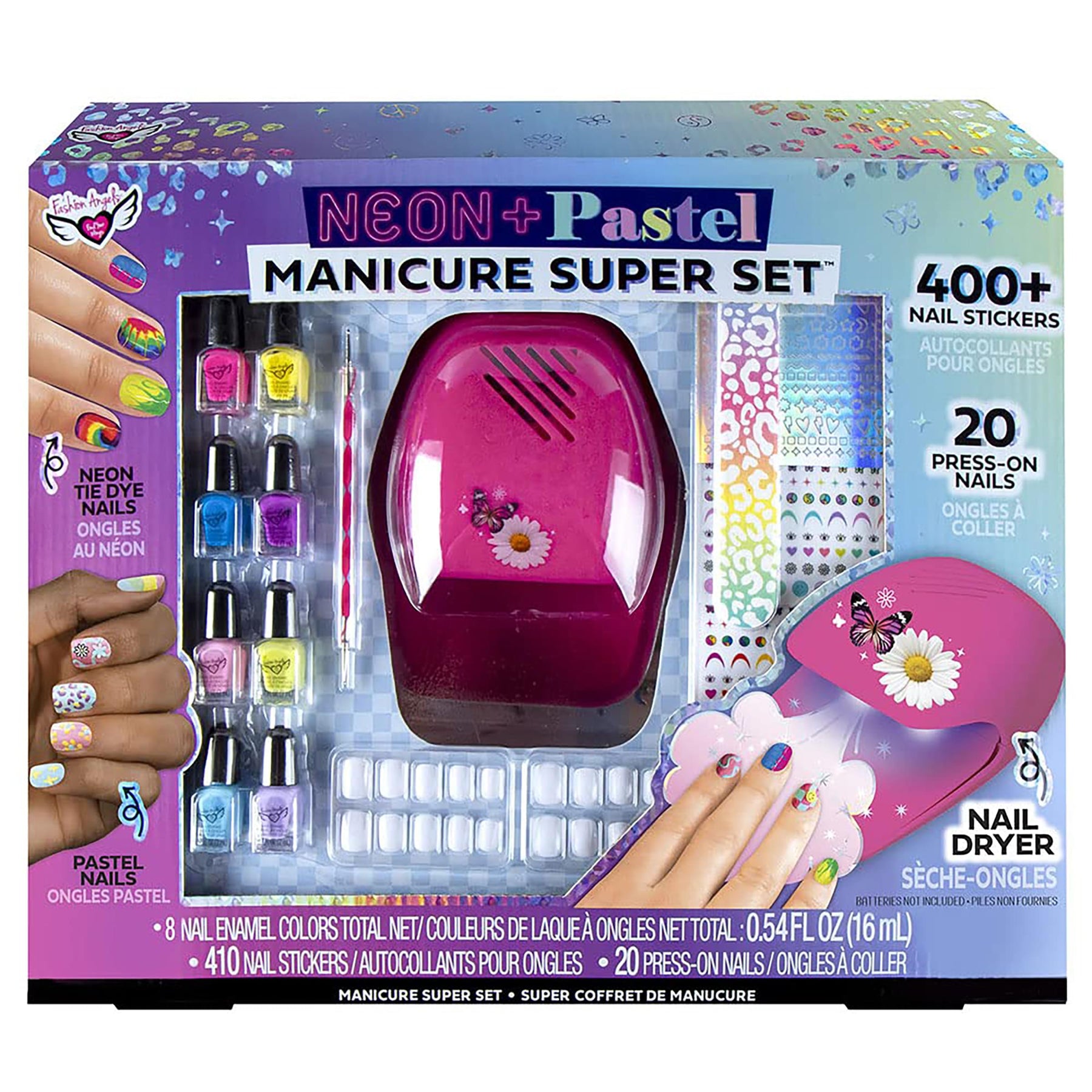 Fashion Angels Neon & Pastel Manicure Super Set