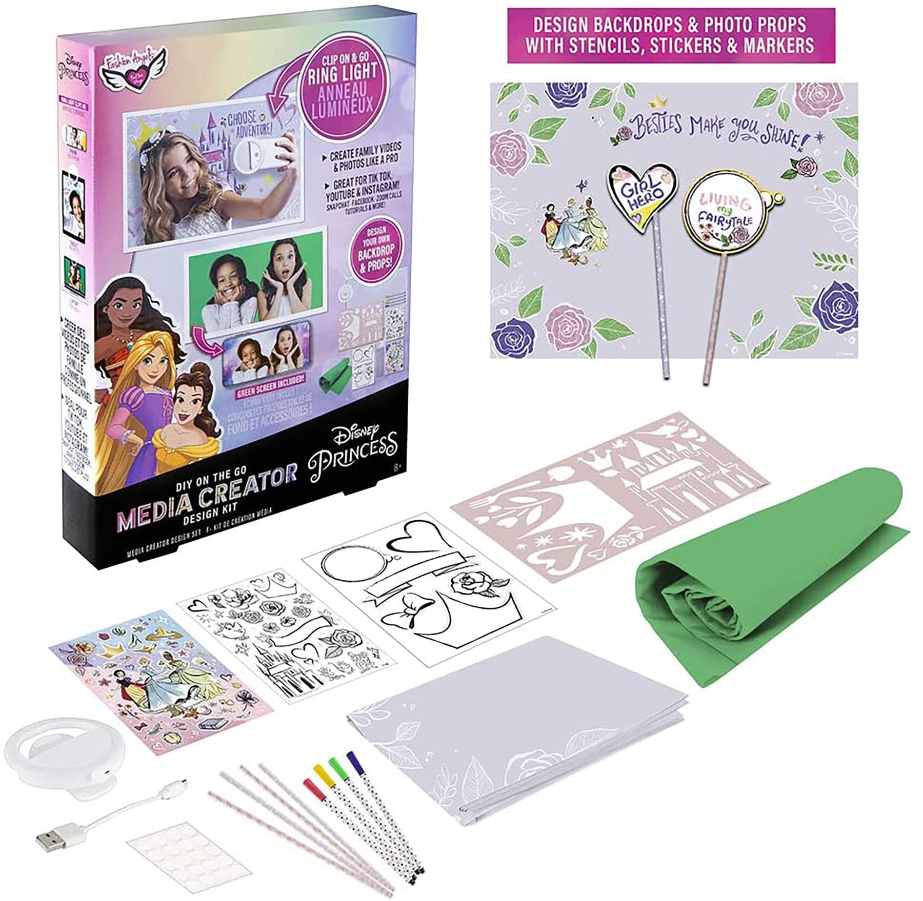 Disney Princess Fashion Angels Media Creator Design Kit