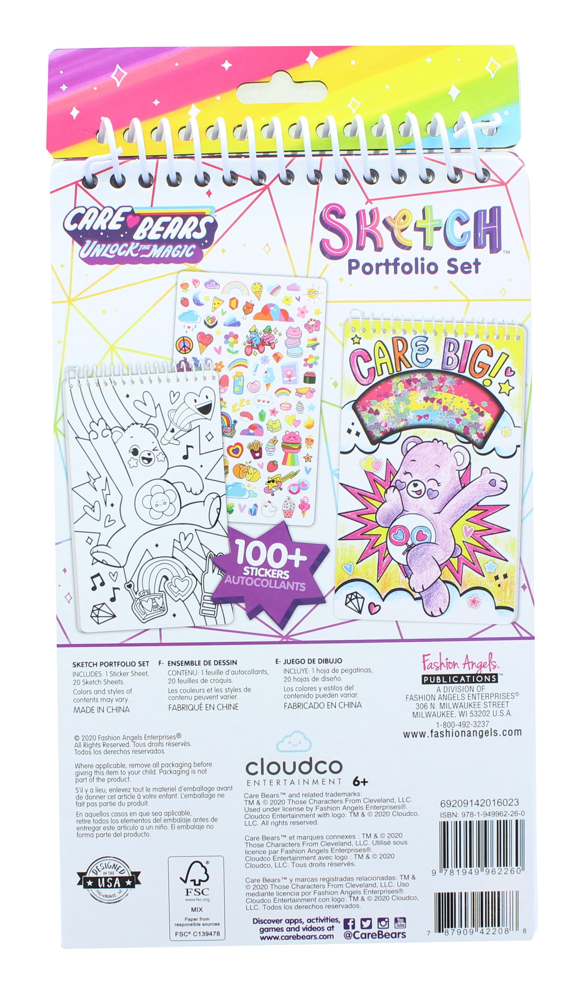 Care Bears Compact Sketch Portfolio Set