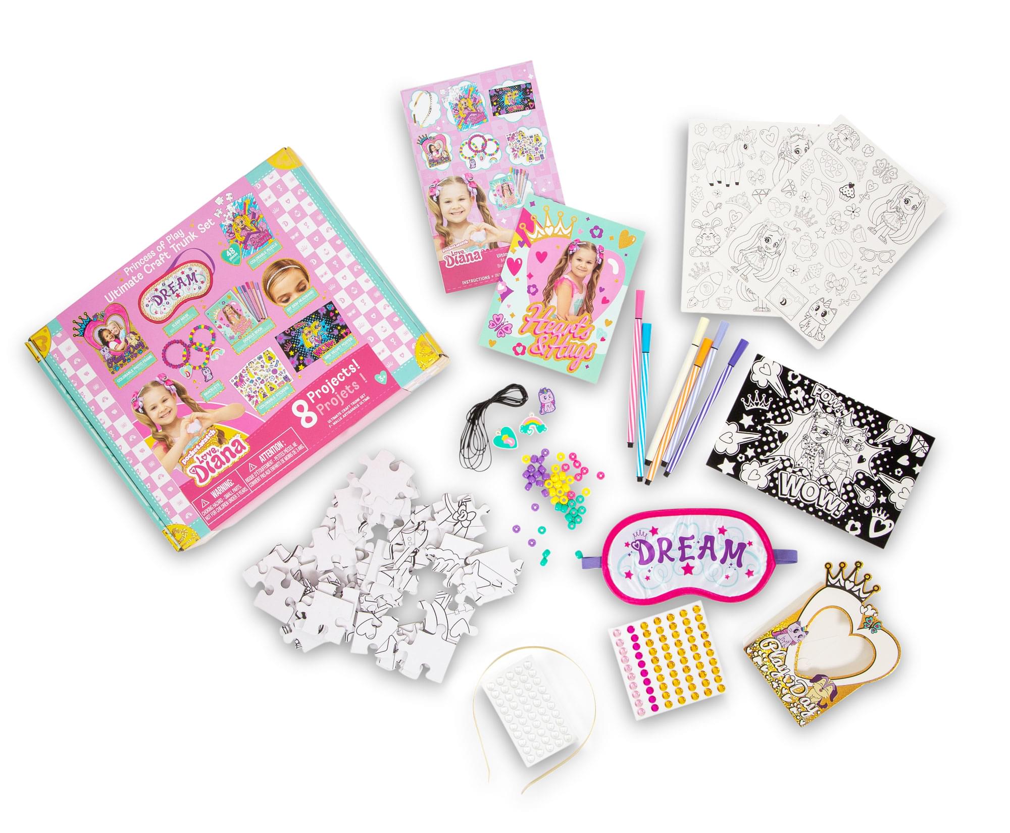 Love, Diana Princess of Play Ultimate Craft Trunk Set