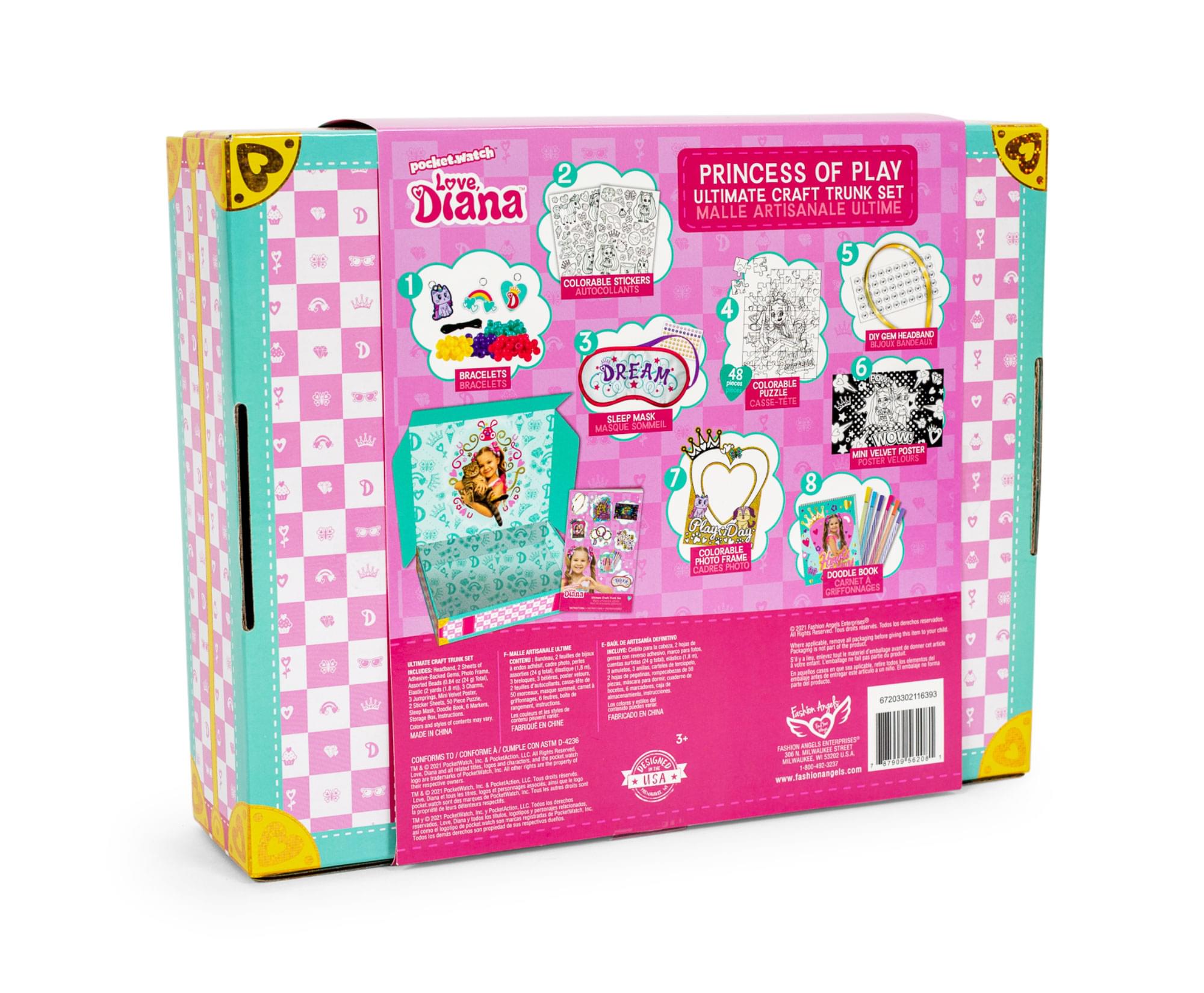 Love, Diana Princess of Play Ultimate Craft Trunk Set