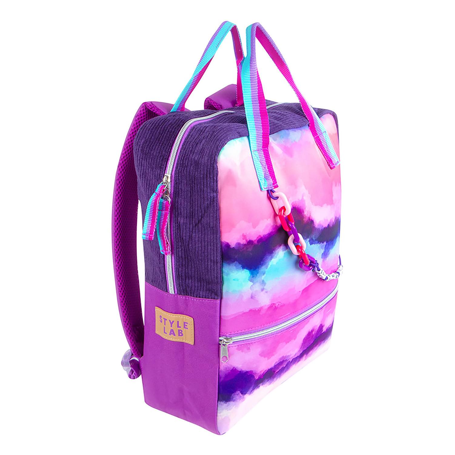 Style.Lab by Fashion Angels Eco-Friendly Backpack for Girls | Tie Dye Gradient