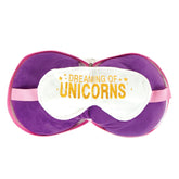 Style.Lab by Fashion Angels Travel Pillow Eye Mask | Dreaming of Unicorns