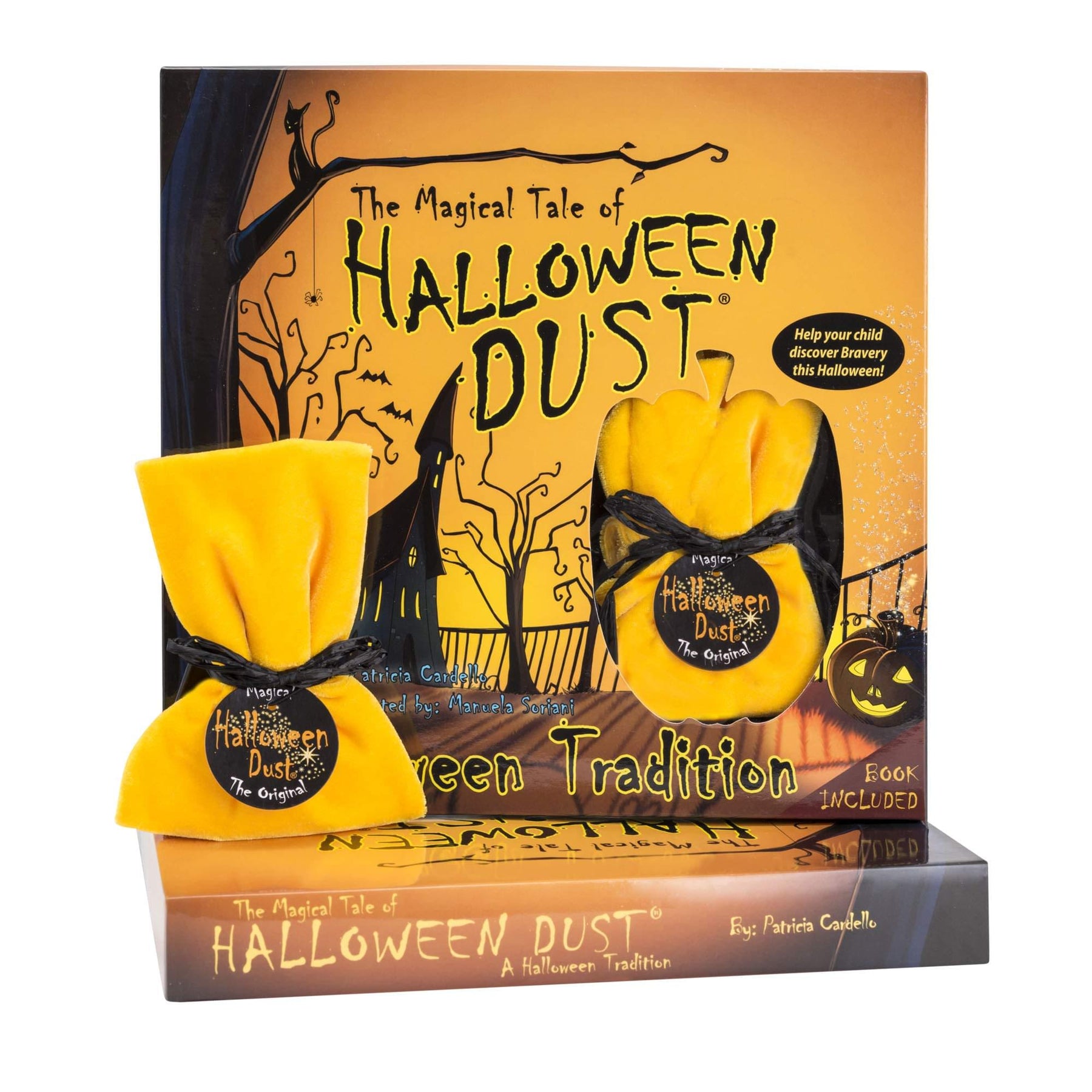 The Magical Tale of Halloween Dust Hardcover Book & Halloween Dust