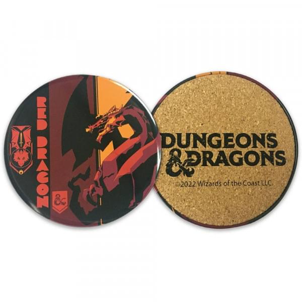 Dungeons & Dragons Monsters 4-Piece Metal Drink Coaster Set