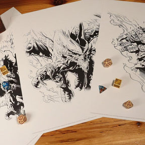 Dungeons & Dragons Lithograph Set