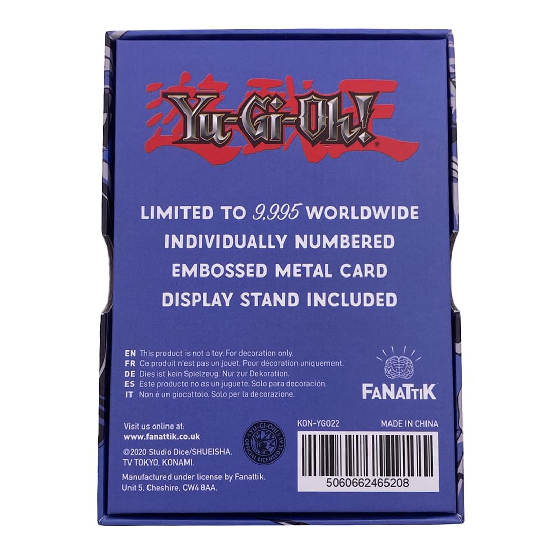 Yu-Gi-Oh! Limited Edition Embossed Metal Collector Card | Blue-Eyes White Dragon