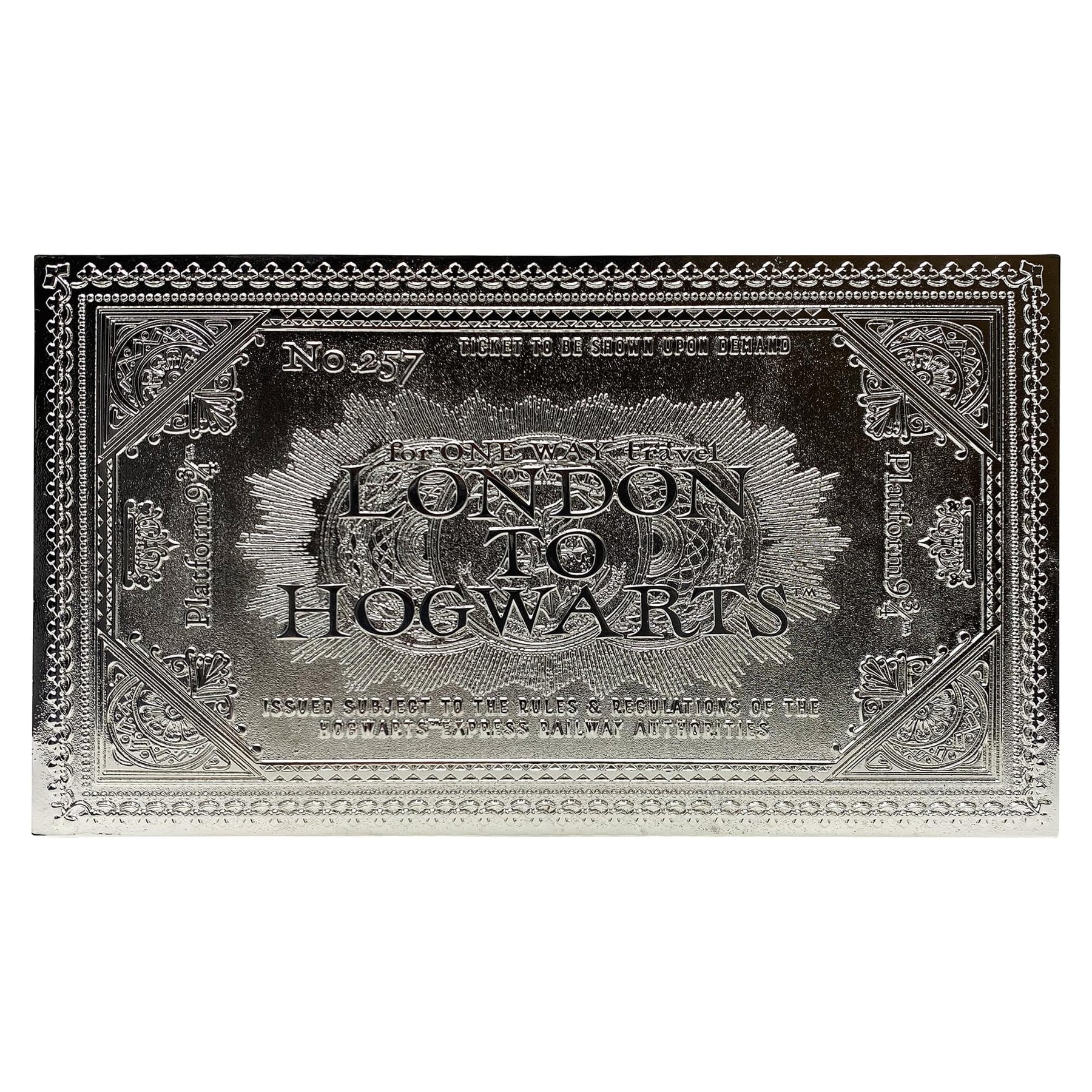 Harry Potter Limited Edition Metal Replica | Hogwarts Train Ticket