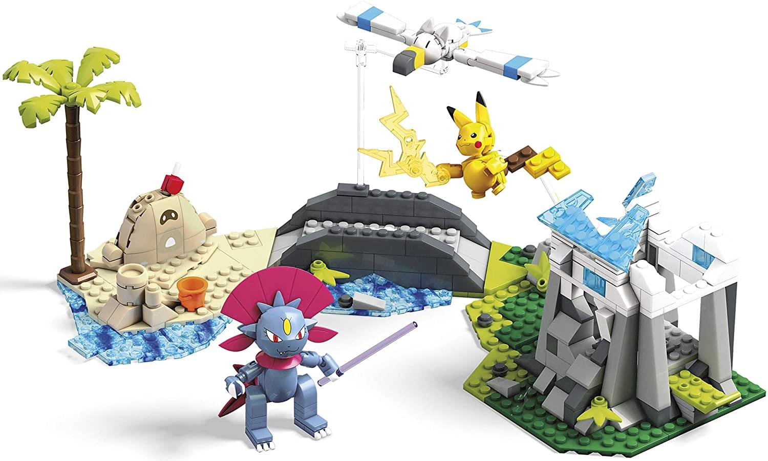 Pokemon Mega Construx 398 Piece Building Set | Tropical Frost Showdown