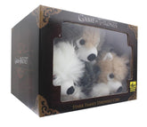 Game of Thrones Exclusive 6-Inch Plush Direwolf Prone Cub 6-Pack