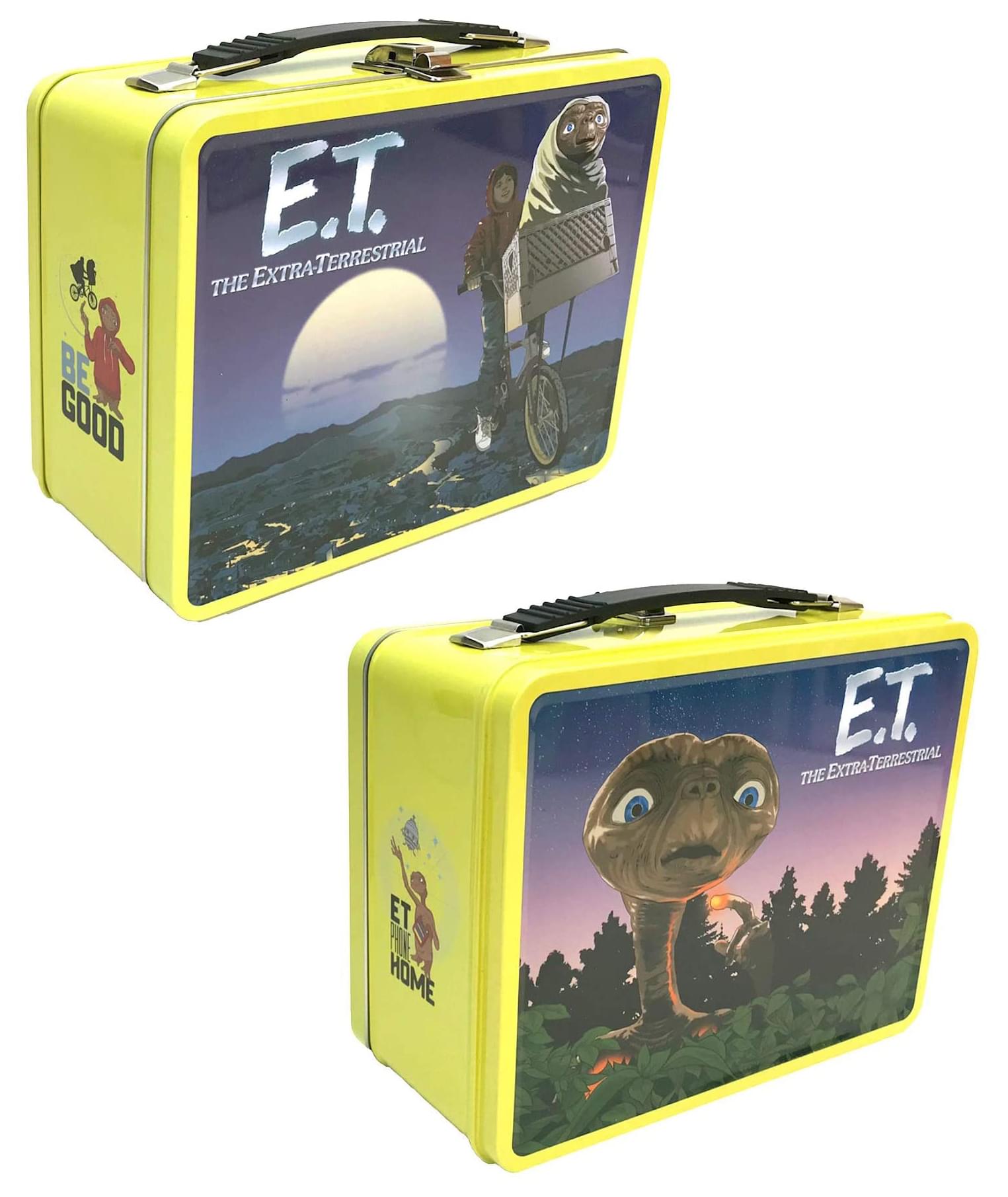 ET The Extra Terrestrial 8.5 x 6.5 x 4 Inch Retro Style Tin Tote