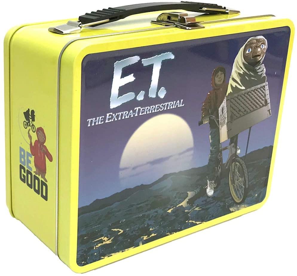ET The Extra Terrestrial 8.5 x 6.5 x 4 Inch Retro Style Tin Tote