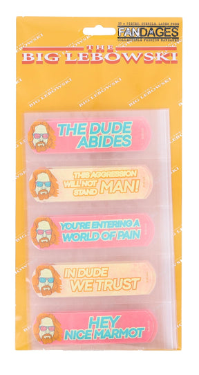 The Big Lebowski Fandages Collectible Fashion Bandages | 25 Pieces