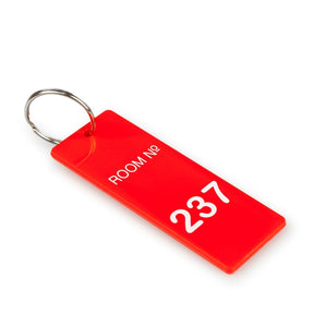 The Overlook Hotel Room 237 Keychain | Room Key Tag Replica from The Shining