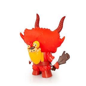 Christmas Krampus Vinyl Action Figure | 5" | Festive Red