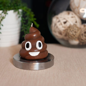 My Sh*t Doesn’t Stink Poop Emoji Candle | Funny Décor Collectible