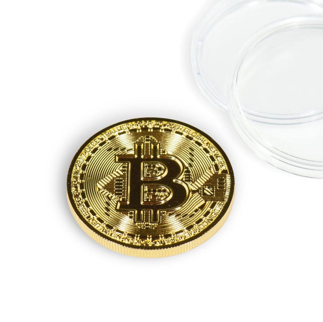 Physical Bitcoin Coin 10-Piece Gold Plated Bitcoin Physical Coin Set -  Commemorative Collectible Coins The Great Bitcoin