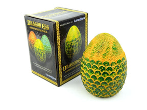 Dragon Egg 4.5-Inch Solid Resin Paperweight Prop Replicas - Set of 3 - Red, Green & Blue
