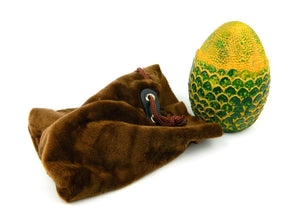Dragon Egg 4.5-Inch Solid Resin Paperweight Prop Replicas - Set of 3 - Red, Green & Blue