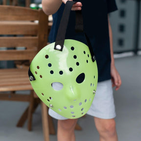 Jason Hockey Mask | Glow-In-The-Dark Friday The 13th Mask | Sized for Adults