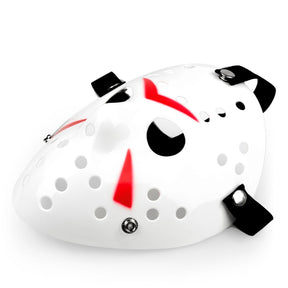 Jason Hockey Mask | White Friday The 13th Mask | Sized for Adults & Teens