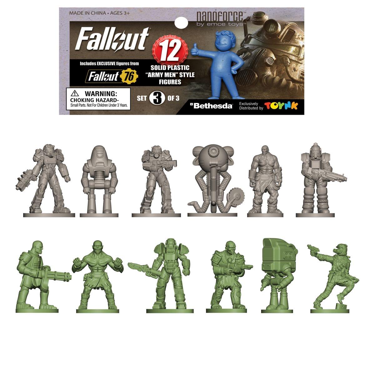 Fallout Nanoforce Series 1 Army Builder Figure Collection - Bagged Version 3