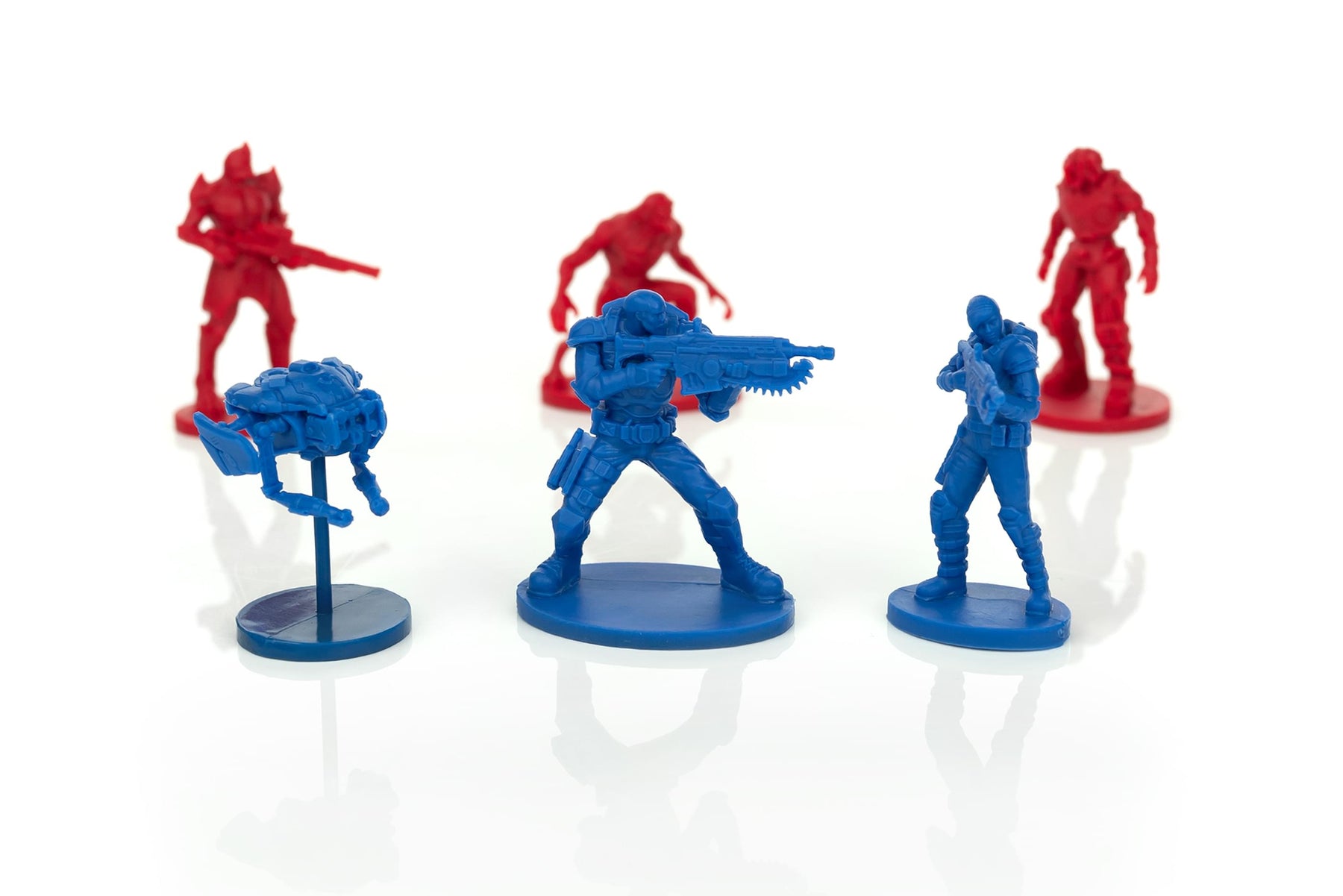 Gears 5 Nanoforce Army Builder Pack | Includes 6 Gears Of War Army-Men Figures