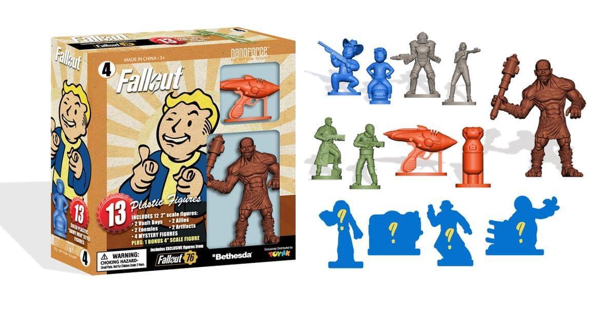 Fallout Nanoforce Series 1 Army Builder Figure Box Sets - Set of 4