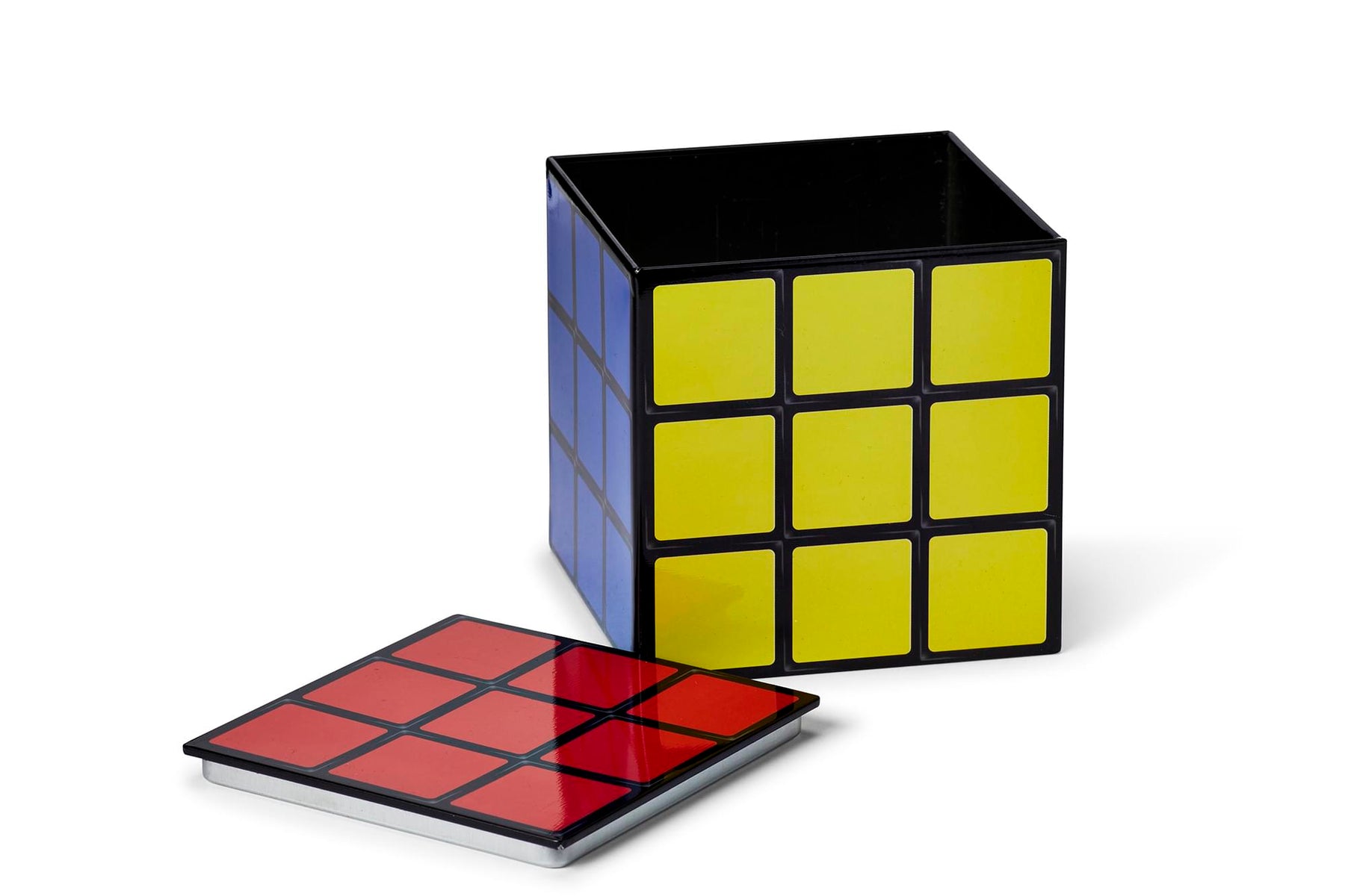 Puzzle Cube 4 x 4 Inch Tin Storage Box
