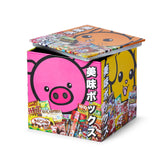 Dagashi Anime Otaku Japanese Snacks 4 x 4 Inch Tin Storage Box