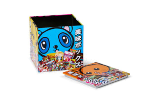 Dagashi Anime Otaku Japanese Snacks 4 x 4 Inch Tin Storage Box