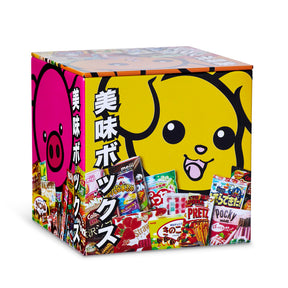 Dagashi Anime Otaku Japanese Snacks 4 x 4 Inch Tin Storage Box