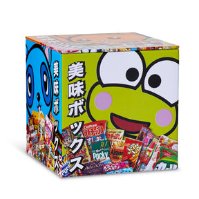 Dagashi Anime Otaku Japanese Snacks 4 x 4 Inch Tin Storage Box