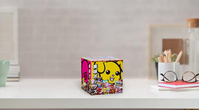 Dagashi Anime Otaku Japanese Snacks 4 x 4 Inch Tin Storage Box
