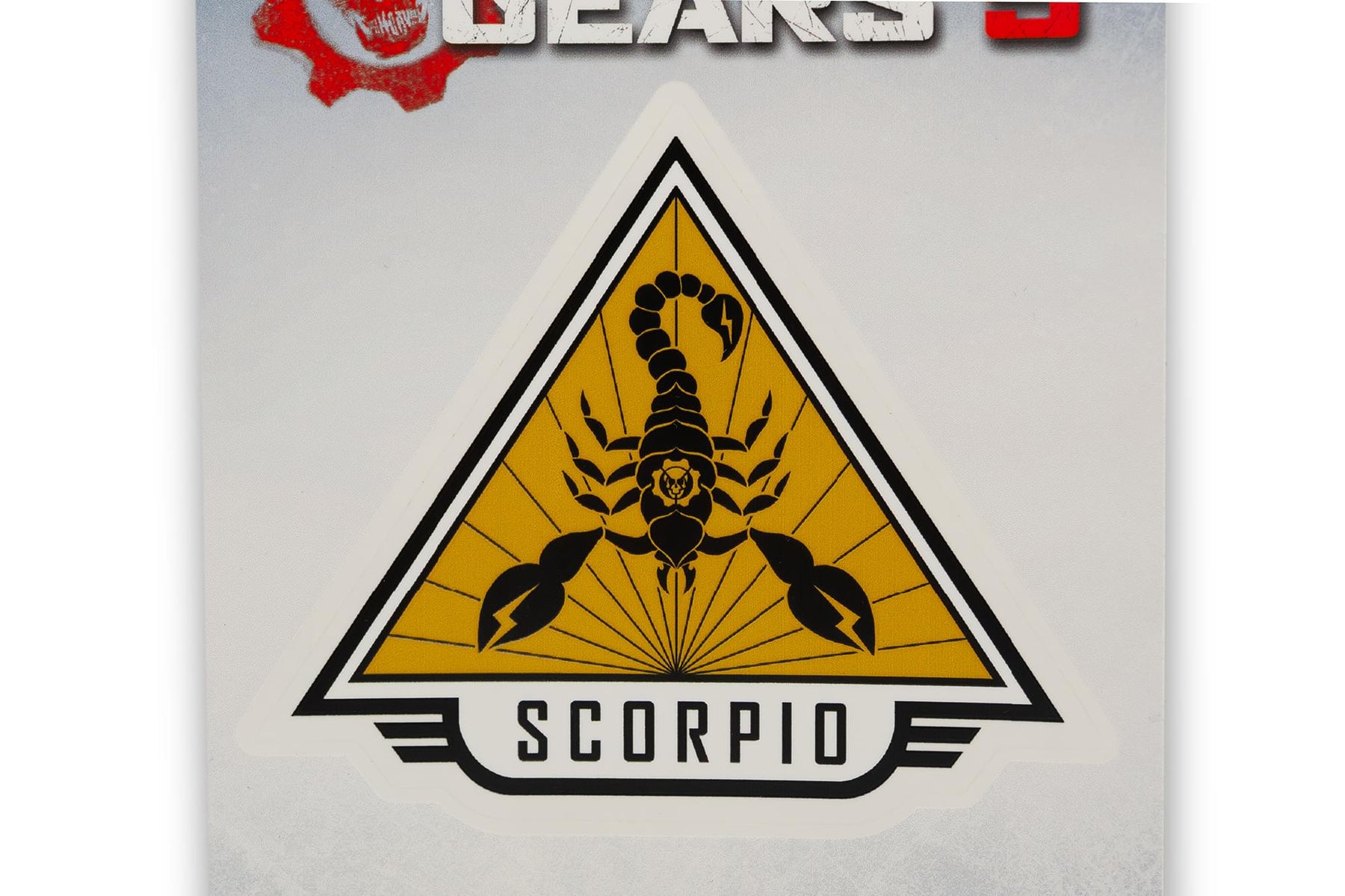 Gears of War 5 Team Scorpio Vinyl Decal | Gears 5 Collectible | 5 x 7 Inches